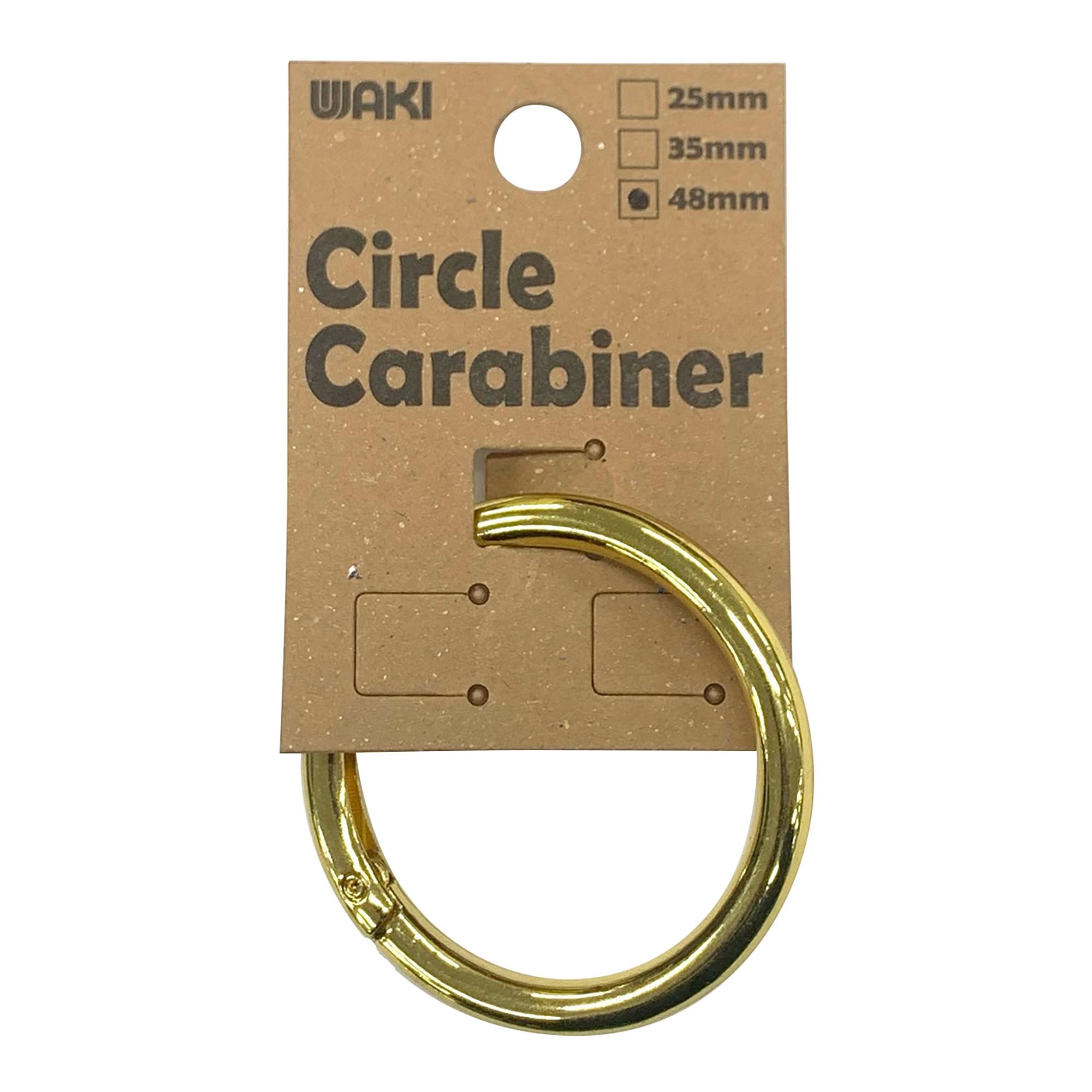 Amazon.co.jp: 和気産業(Waki Sangyo) 丸型カラビナ 鍵 リング